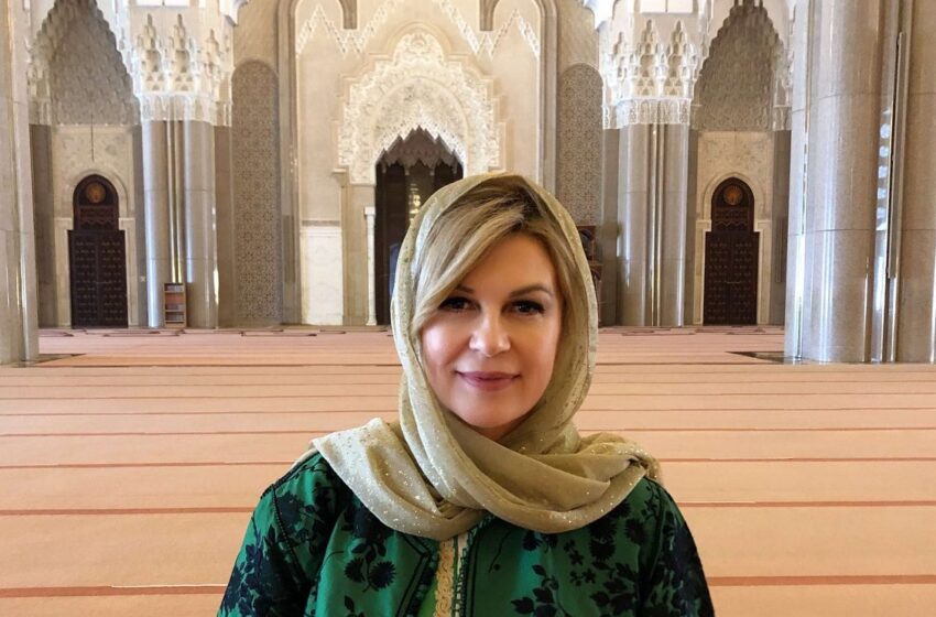 كوليندا غرابار كيتاروفيتش رئيسة كرواتيا  السابقة تزور المغرب