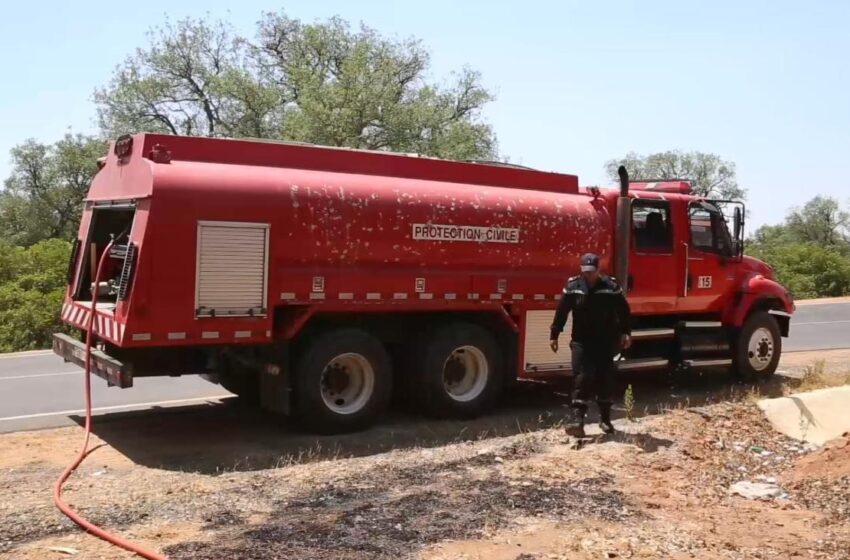 وزان: جهود فرق الإطفاء لا تزال متواصلة من أجل احتواء وتطويق الحريق الغابوي