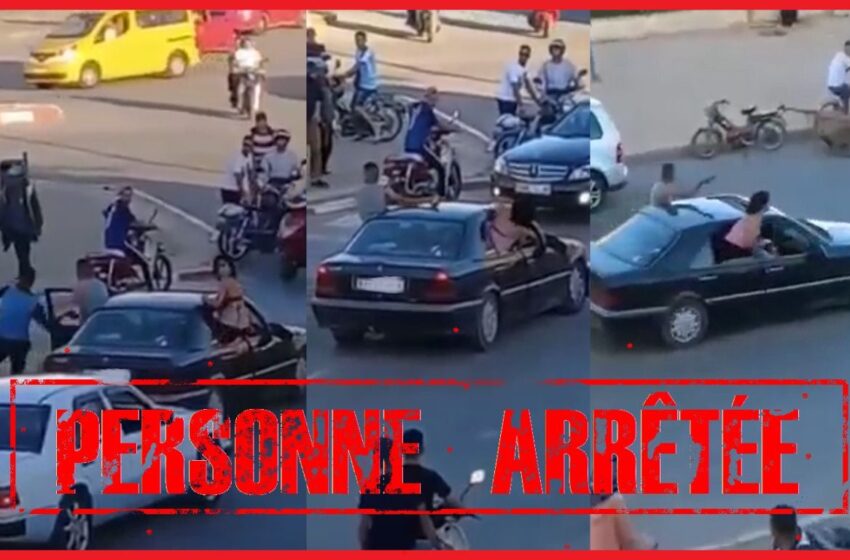 الأمن يعتقل متهمين رشقوا رجل شرطة بقنينات زجاجية