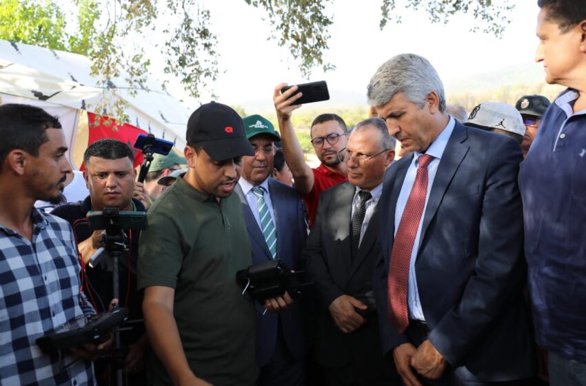 العرائش: وزير الفلاحة يزور المناطق المتضررة من الحرائق