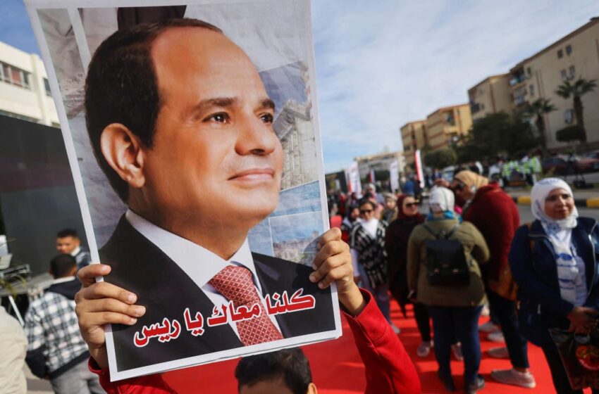 السيسي يفوز ب 89,6% من الأصوات في الانتخابات الرئاسية المصرية