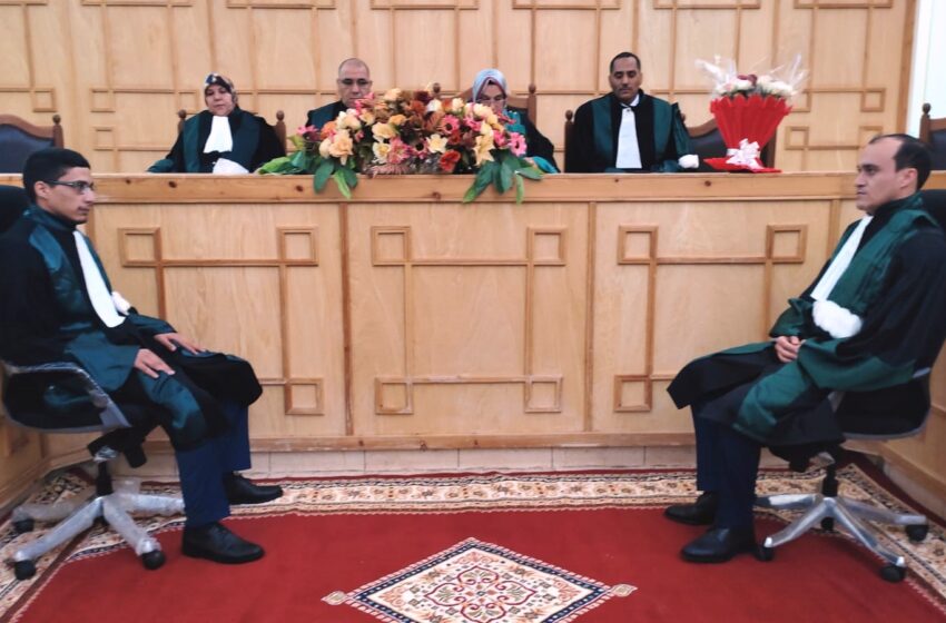 تنصيب قاضيين خرجي الفوج 45 بابتدائية سوق السبت أولاد النمة