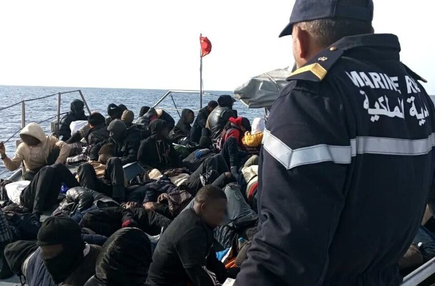 القوات المسلحة الملكية تنقذ 269 مهاجرا سريا بطانطان