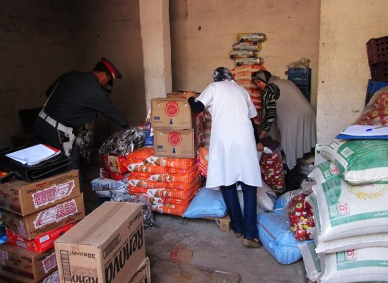 ضبط وإتلاف مواد غذائية غير قابلة للاستهلاك بجرسيف