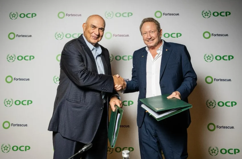 OCP ينخرط في مشروع كبير  لتطوير الطاقة الخضراء بالمغرب