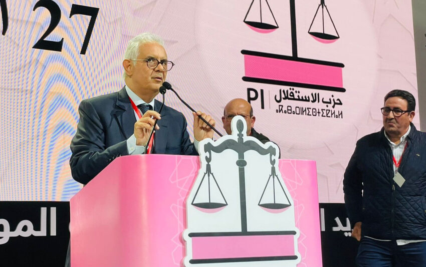 بعد انسحاب أفيلال.. إعادة انتخاب نزار بركة أمينا عاما لحزب الاستقلال