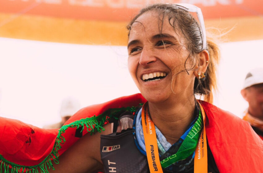 المغربية عزيزة العمراني تحرز لقب الدورة ال 38 لماراطون الرمال