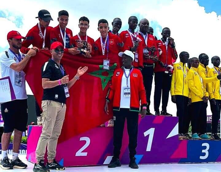 تلاميذ المنتخب الوطني المدرسي يتوجون  في بطولة العالم المدرسية للعدو الريفي بكينيا