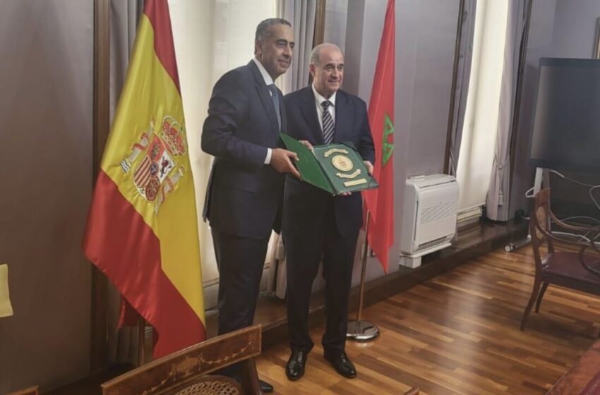 حموشي يجري مباحثات ثنائية مع نظرائه الإسبان