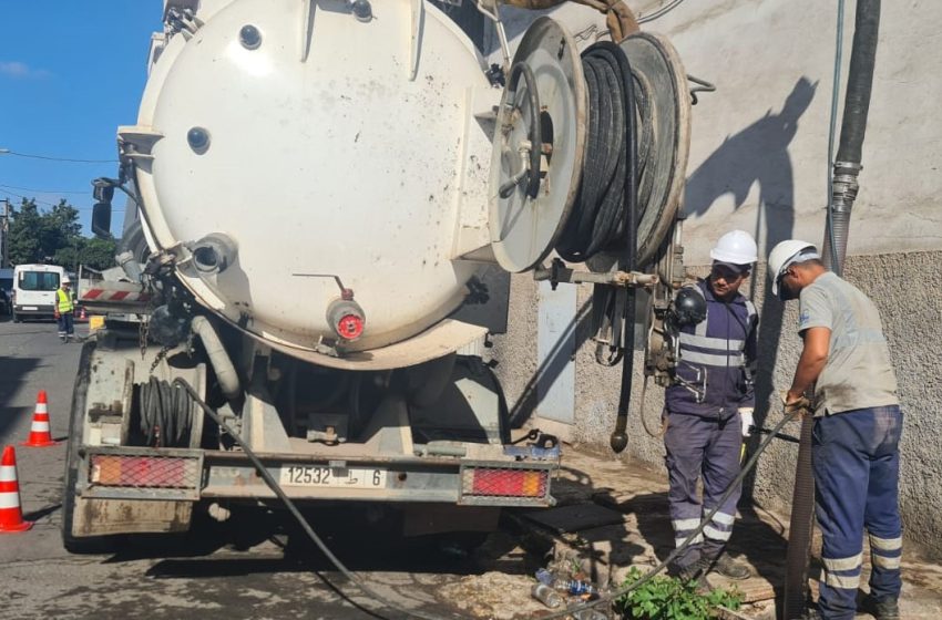 ليديك تباشر عمليات استباقية لصيانة منشآت التطهير السائل بلاجيروند 