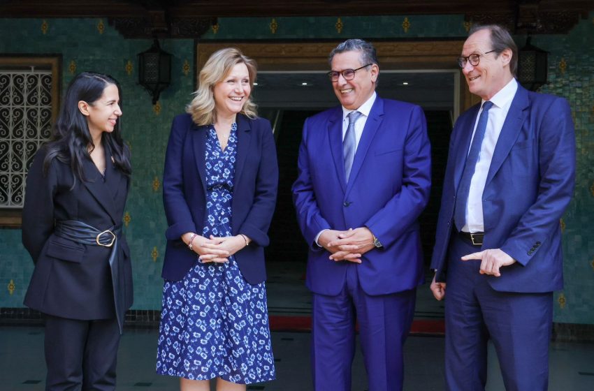 رئيس الحكومة يستقبل رئيسة الجمعية الوطنية الفرنسية